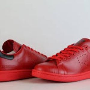Stan Smith Raf Simons Red Mens 6.5 New in Box